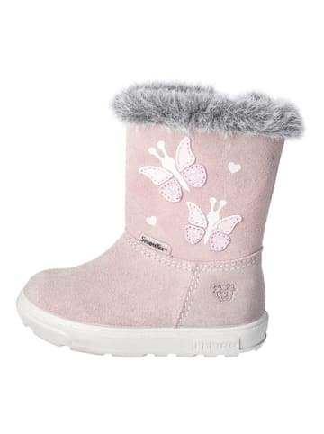 PEPINO Leder-Winterstiefel "Umi" in Rosa