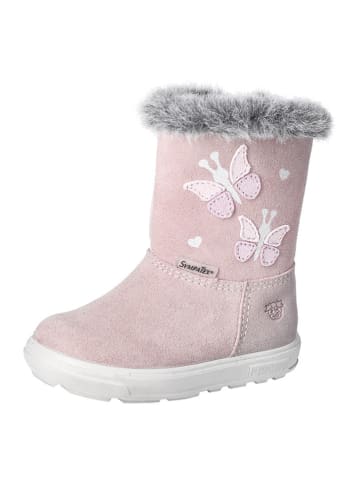 PEPINO Leder-Winterstiefel "Umi" in Rosa