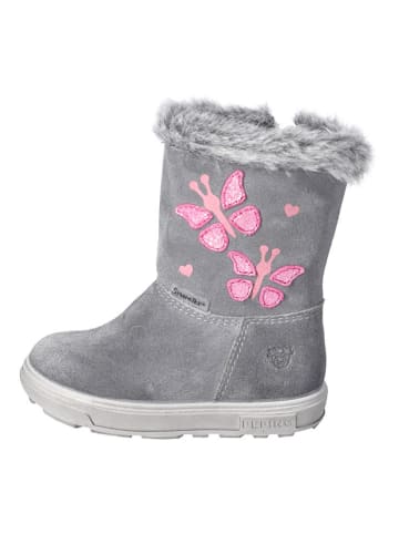 PEPINO Leder-Winterstiefel "Umi" in Grau