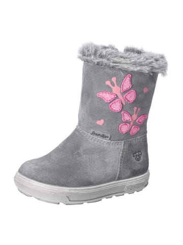 PEPINO Leder-Winterstiefel "Umi" in Grau