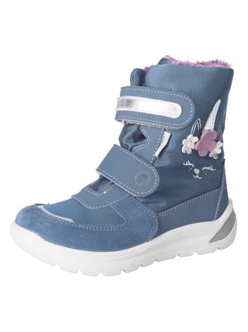 Ricosta Leder-Winterstiefel "Gaia" in Blau