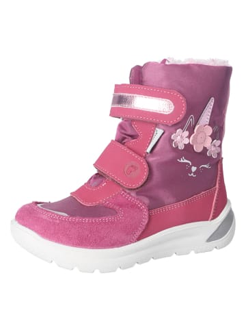 Ricosta Leder-Winterstiefel "Gaia" in Pink