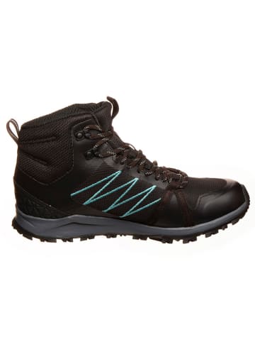 The North Face Wanderschuhe "Litewave Fastpack II" in Schwarz/ Türkis