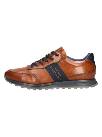 Bugatti Leren sneakers lichtbruin