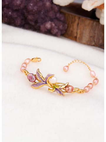 L'Atelier de Gaia Vergold. Armband mit Perlen