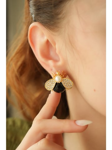 L'Atelier de Gaia Vergold. Ohrstecker mit Edelsteinen