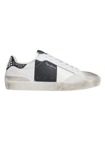 Pepe Jeans FOOTWEAR Leren sneakers "Lane Glam" meerkleurig