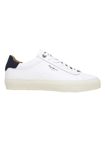 Pepe Jeans FOOTWEAR Leder-Sneakers "Yogi" in Weiß