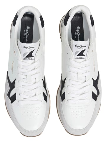 Pepe Jeans FOOTWEAR Sneakersy "Brit Supra" w kolorze białym