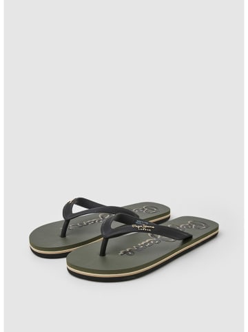 Pepe Jeans FOOTWEAR Japonki w kolorze khaki