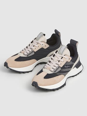 Pepe Jeans FOOTWEAR Sneakers "Lucky Party" beige/antraciet