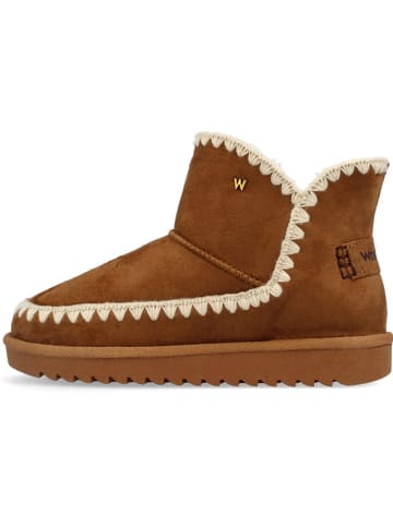Wrangler Winterboots "Elsa" in Hellbraun