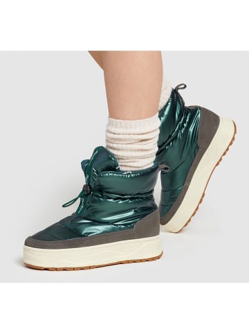 Pepe Jeans FOOTWEAR Botki zimowe "Kore" w kolorze zielonym