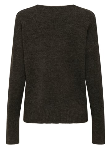 JDY Sweter "Elanora" w kolorze brązowym