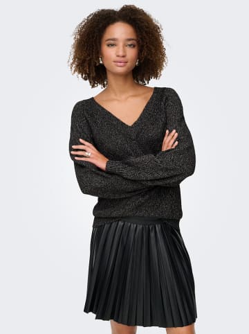 JDY Sweter "Aspen" w kolorze antracytowym