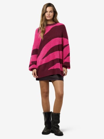 Noisy may Pullover "Bilar" in Bordeaux/ Pink
