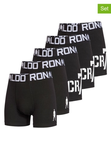 CR7 Bokserki (5 par) w kolorze czarnym