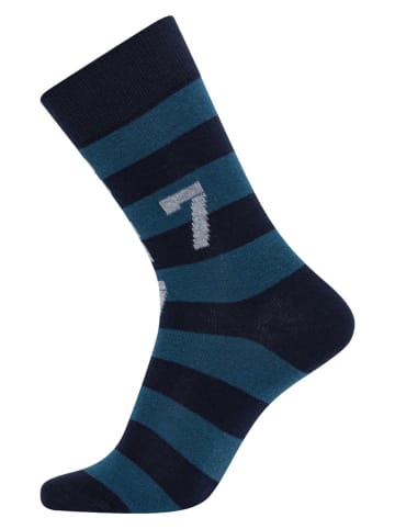 CR7 3er-Set: Socken in Dunkelblau/ Blau