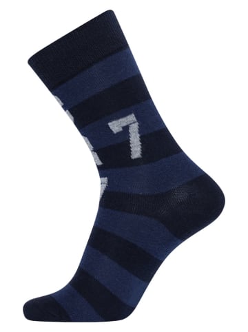 CR7 3er-Set: Socken in Dunkelblau/ Blau