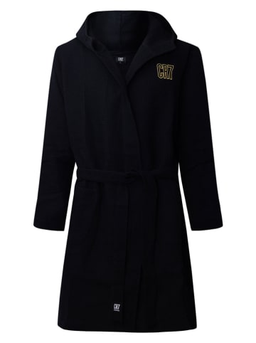 CR7 Bademantel in Schwarz