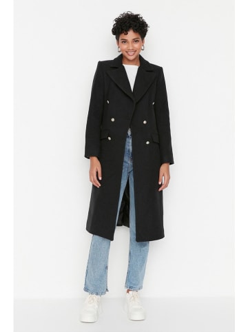 trendyol Übergangsmantel in Schwarz