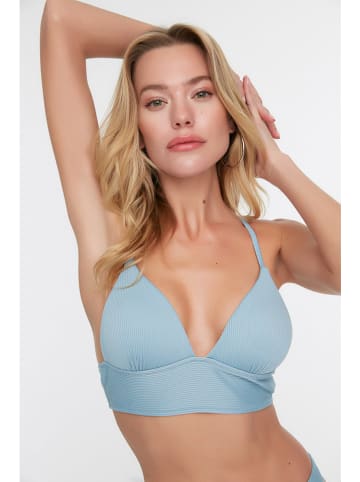 trendyol Bikini-Oberteil in Hellblau