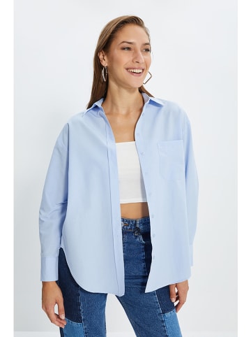 trendyol Blouse lichtblauw