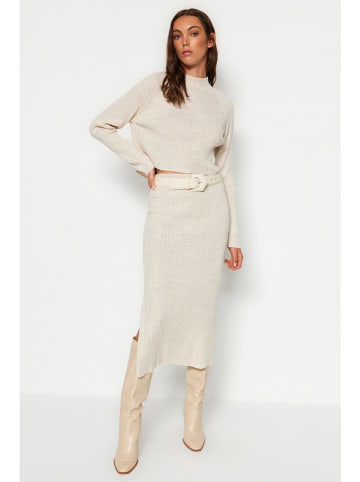 trendyol 2-delige outfit crème