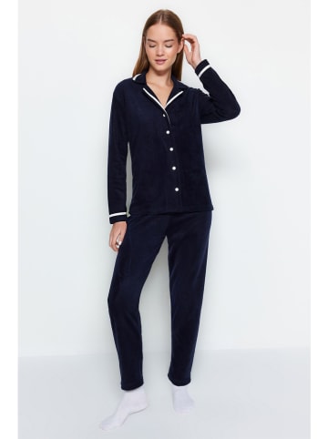 trendyol Pyjama in Dunkelblau