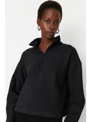 trendyol Sweatshirt in Anthrazit