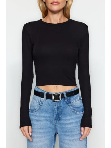 trendyol Longsleeve in Schwarz