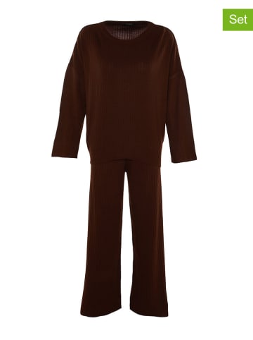 trendyol 2tlg. Outfit in Braun