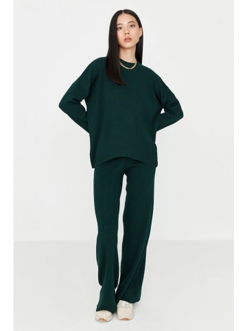 trendyol 2-częściowy zestaw w kolorze ciemnozielonym