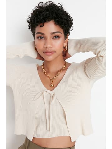 trendyol Cardigan in Hellgrau