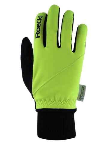 Roeckl SPORTS Funktionsfingerhandschuhe "Hausstock" in Gelb/ Schwarz