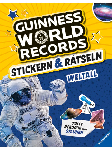 Ravensburger Mitmachbuch "GWRecords: Stickern & Rätseln - Weltall"