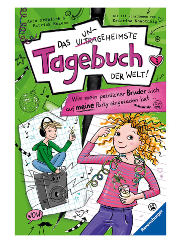 Ravensburger Jugendroman "Tagebuch - Wie mein peinlicher Bruder sich auf meine Party eingeladen hat ..."