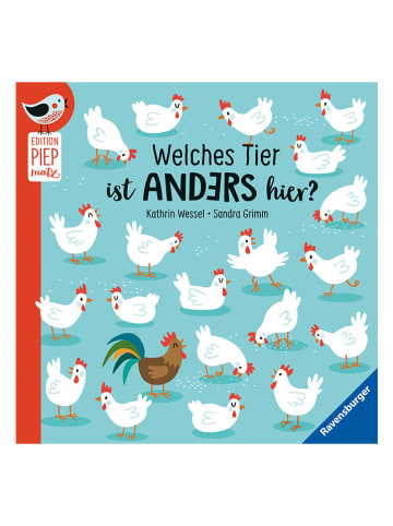 Ravensburger Pappbilderbuch "Edition Piepmatz: Welches Tier ist anders hierÂ"