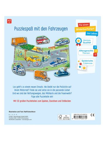 Ravensburger Kinderbuch "Fahrzeuge im Einsatz"