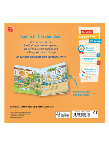 Ravensburger Pappbilderbuch "Wo ist bloß...? Mein Zoo"