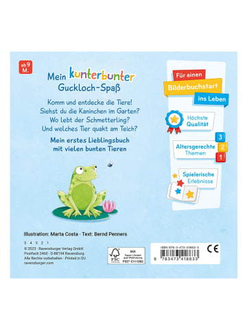 Ravensburger Pappbilderbuch "Viele kunterbunte Tiere"