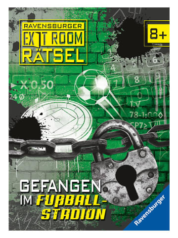 Ravensburger Rätselbuch "Exit Room Rätsel: Gefangen im Fußballstadion"