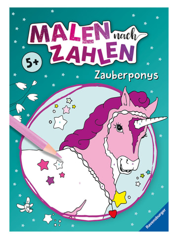 Ravensburger Malbuch "Malen nach Zahlen ab 5: Zauberponys"