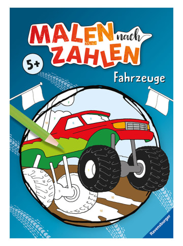 Ravensburger Malbuch "Malen nach Zahlen ab 5: Fahrzeuge"