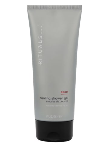 Rituals Douchegel "Sport - Activated Charcoal + Mint", 200 ml