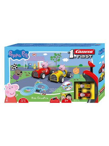 Carrera Autorennbahn "CARRERA FIRST - Peppa Pig - Kids GranPrix" - ab 3 Jahren
