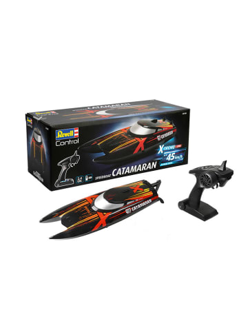 Revell Łódź zdalnie sterowana "Catamaran" w kolorze czarnym - 14+