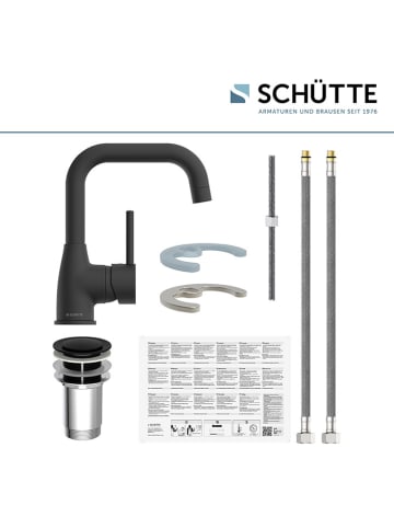 Schütte Wastafelkraan "Ravenna" zwart