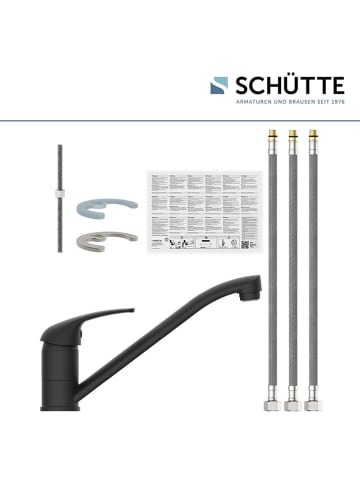 Schütte Niederdruck-Spültischarmatur ''Genua'' in Schwarz