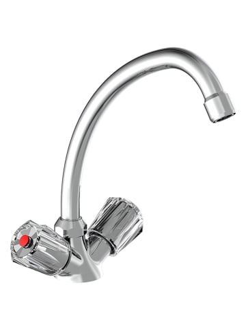 Schütte Lagedruk keukenkraan "Duo Mix II" chroomkleurig